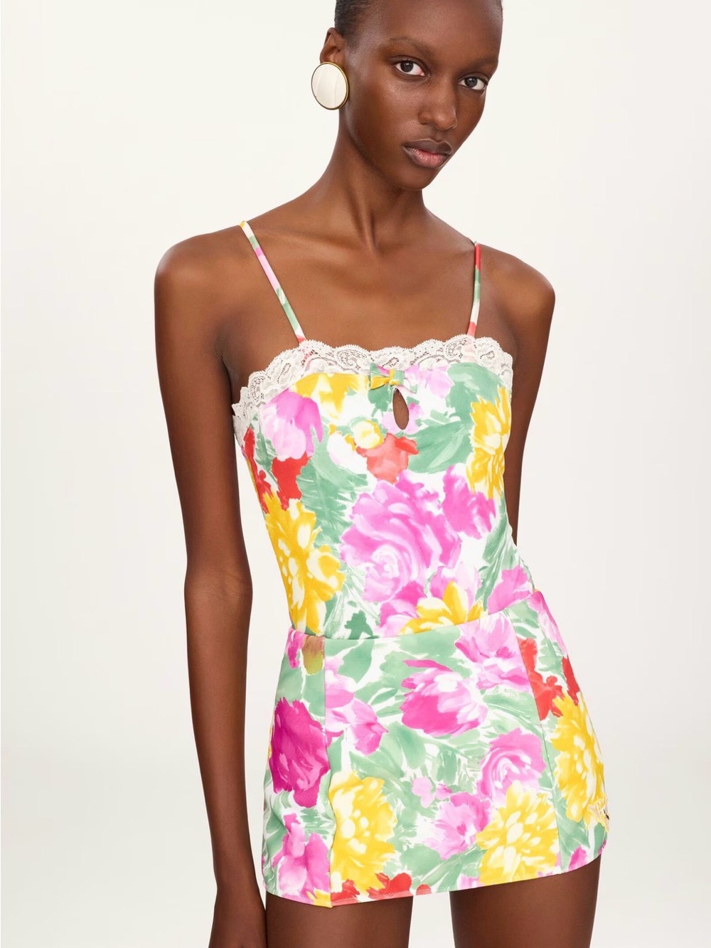 ✨ CHLOE SS 2026 GARDEN-PRINT BODYSUIT SWIMSUIT $ 1,090 - Picture 5 of 10